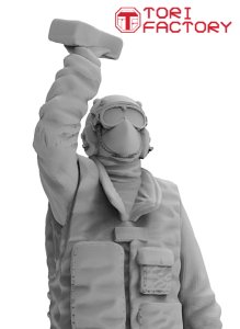 画像7: トリファクトリー[MF-37A]1/32 現用 アメリカ海軍空母甲板作業員 機体クリーニング (7)