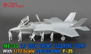 画像15: トリファクトリー[MF-37B]1/48 現用 アメリカ海軍空母甲板作業員 機体クリーニング (15)