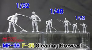 画像9: トリファクトリー[MF-38C]1/72 現用 アメリカ空軍 F-35クリーニングクルーセット1 (9)
