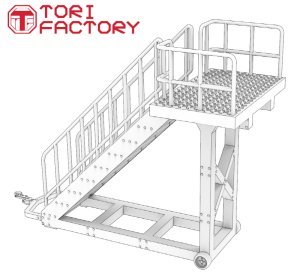 画像12: トリファクトリー[MF-39B]1/48 現用 アメリカ空軍F-35クリーニングクルーセット2&階段セット (12)
