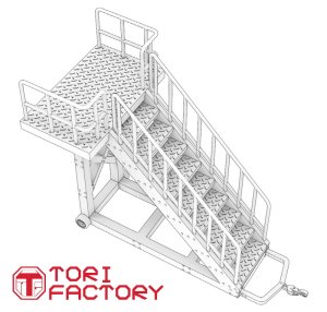 画像13: トリファクトリー[MF-39B]1/48 現用 アメリカ空軍F-35クリーニングクルーセット2&階段セット (13)
