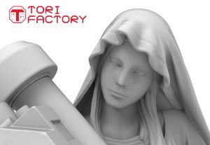 画像11: トリファクトリー[MF-43B]1/24 バストサイズ 聖ジャベリン像(バストモデル) (11)