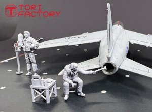 画像17: トリファクトリー[MF-52B]1/48 現用 「ホットショット」パイロット&ホットドッグクルーセット(2体入) (17)