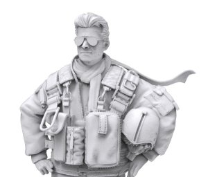 画像4: トリファクトリー[MF-52C]1/72 現用 「ホットショット」パイロット&ホットドッグクルーセット(2体入) (4)