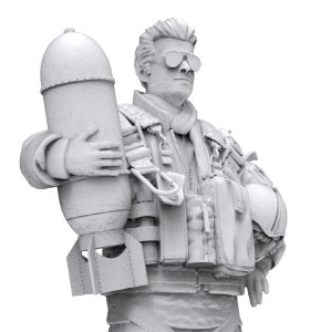 画像5: トリファクトリー[MF-52C]1/72 現用 「ホットショット」パイロット&ホットドッグクルーセット(2体入) (5)