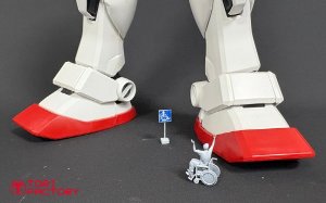 画像12: トリファクトリー[MF-53B]1/32 現用 「ホットショット」車いすの男&標識看板 (12)