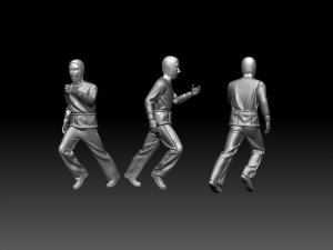 画像18: トリファクトリー[MF-02A]1/48  WWIIアメリカ海軍航空母艦デッキクルー＆パイロットセット「敵機空襲」（10体入り） (18)