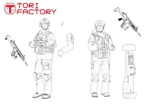 画像12: トリファクトリー[MF-31D]1/72 日本人義勇兵セット(2体セット) (12)