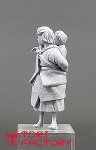 画像13: トリファクトリー[MF-34A]1/35 朝鮮戦争 弟を背負う幼い姉 (13)