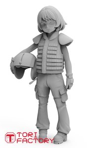 画像2: トリファクトリー[MF-45A]1/35 現用 女性ヘリコプター・パイロット (2)