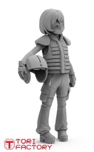 画像4: トリファクトリー[MF-45A]1/35 現用 女性ヘリコプター・パイロット (4)