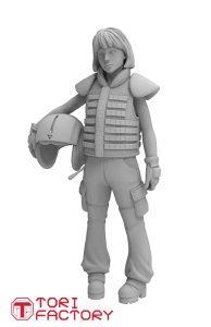 画像11: トリファクトリー[MF-45A]1/35 現用 女性ヘリコプター・パイロット (11)