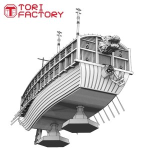 画像3: トリファクトリー[MU-01]1/350 16世紀 朝鮮水軍 亀甲船 タイプA (3)