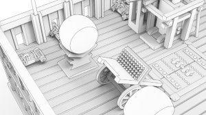 画像17: トリファクトリー[MU-04]1/350 16世紀 朝鮮水軍 戦艦パノクソン (17)