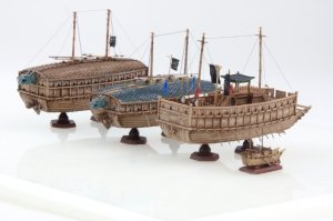 画像7: トリファクトリー[MU-04]1/350 16世紀 朝鮮水軍 戦艦パノクソン (7)