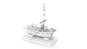 画像7: トリファクトリー[MU-05]1/350 16世紀 朝鮮水軍 支援船セット(6隻入) (7)