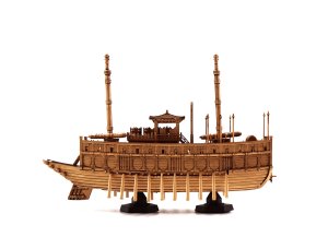 画像24: トリファクトリー[MU-06]1/350 16世紀 朝鮮水軍 亀甲船 タイプC(初回限定特典付) (24)