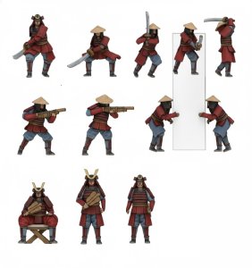 画像2: トリファクトリー[MU-08]1/350 16世紀 日本水軍フィギュアセット(200体+入) (2)