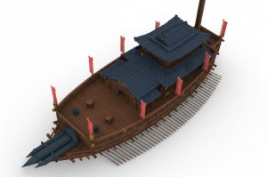 画像7: トリファクトリー[MU-11]1/350 16世紀 日本水軍 安宅船 (7)