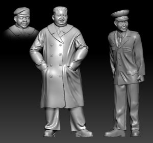 画像2: トリファクトリー[MF-07]1/35 現用  謎多き第一書記と軍幹部セット (2)
