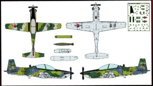 画像2: トリファクトリー[TF-A09]1/72 現用 韓国空軍 KA-1雄飛(ウンピ) 武装航空管制機 (2)