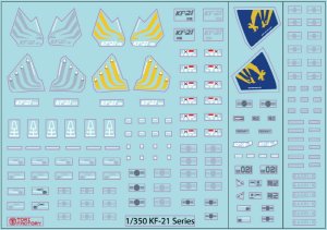 画像20: トリファクトリー[TF-A12]1/350 現用 韓国 KF-21ボラメ ステルス戦闘機シリーズ/KAORI-Xステルス無人戦闘機セット(11機入) (20)