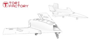 画像8: トリファクトリー[TF-A12]1/350 現用 韓国 KF-21ボラメ ステルス戦闘機シリーズ/KAORI-Xステルス無人戦闘機セット(11機入) (8)
