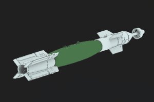 画像10: トリファクトリー[TF-B34]1/18 現用 アメリカ GBU-12レーザー誘導爆弾 w/アクリルスタンド (10)