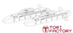 画像5: トリファクトリー[TF-B11A]1/48 現用 韓国空軍 チェンリョン長距離空対地ミサイル 通常バージョン(2個入) (5)