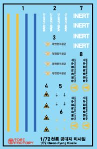 画像9: トリファクトリー[TF-B11B]1/72 現用 韓国空軍 チェンリョン長距離空対地ミサイル 通常バージョン(2個入) (9)