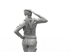 画像13: トリファクトリー[MF-01]1/35   現用  台湾陸軍女性兵士2体セット (13)