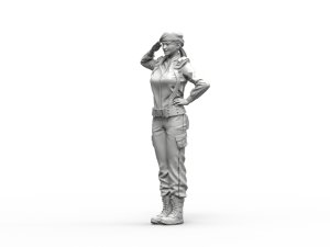 画像10: トリファクトリー[MF-01]1/35   現用  台湾陸軍女性兵士2体セット (10)