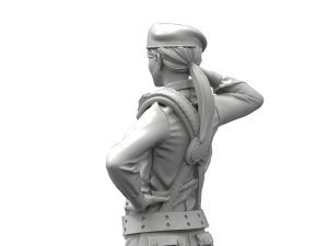 画像2: トリファクトリー[MF-01]1/35   現用  台湾陸軍女性兵士2体セット (2)