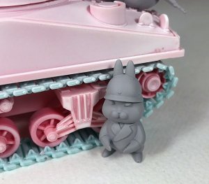 画像5: トリファクトリー[ATN-001]ノンスケール うさタンM4シャーマン戦車兵&搭乗兵セット (5)