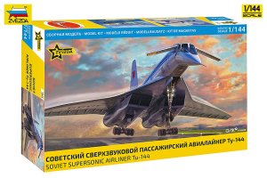 画像1: ズベズダ[ZV7045]1/144 Tu-144 超音速旅客機 (1)