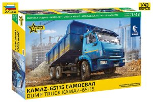 画像1: ズベズダ[ZV43006]1/43 カマーズ ダンプトラック (1)