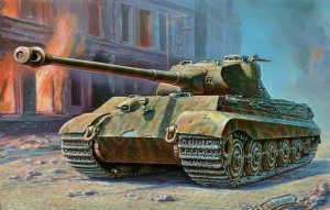 画像1: ズベズダ[ZV3616] 1/35キングタイガー ポルシェ砲塔型 (1)