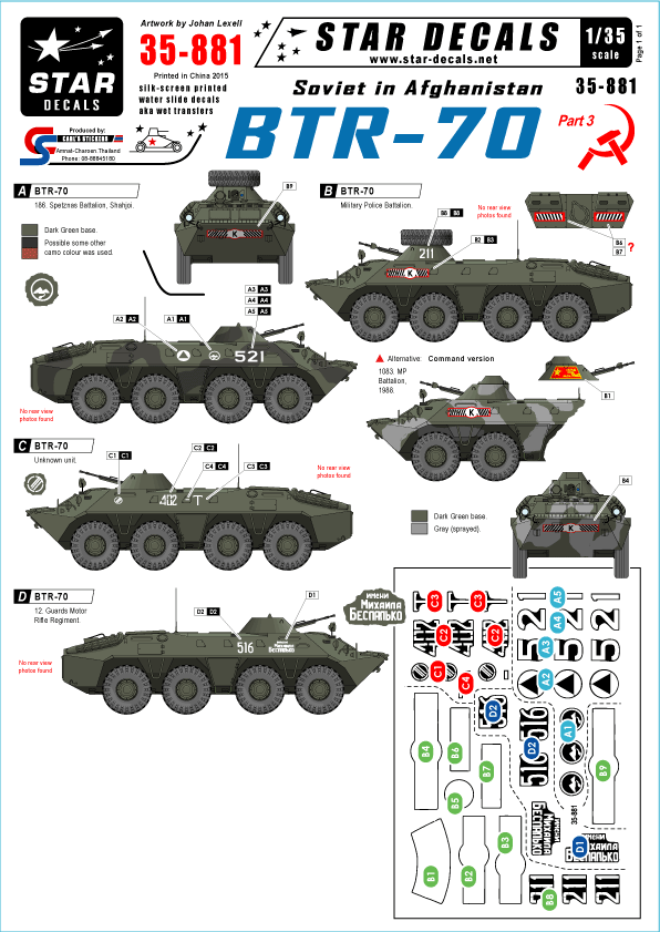 StarDecals入荷しました。