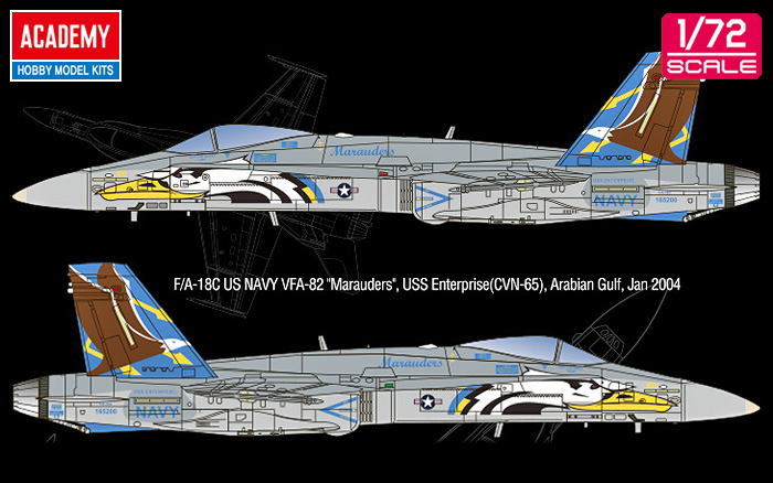アカデミー[AM12534] 1/72 1/72 F/A-18C ”VFA-82 マローダーズ Models Web Shop