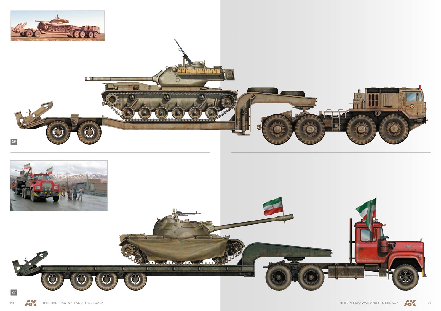 Akインタラクティブ Ak291 書籍 イラン イラク戦争の戦闘車輌塗装ガイド 1980 19とその後 M S Models Web Shop
