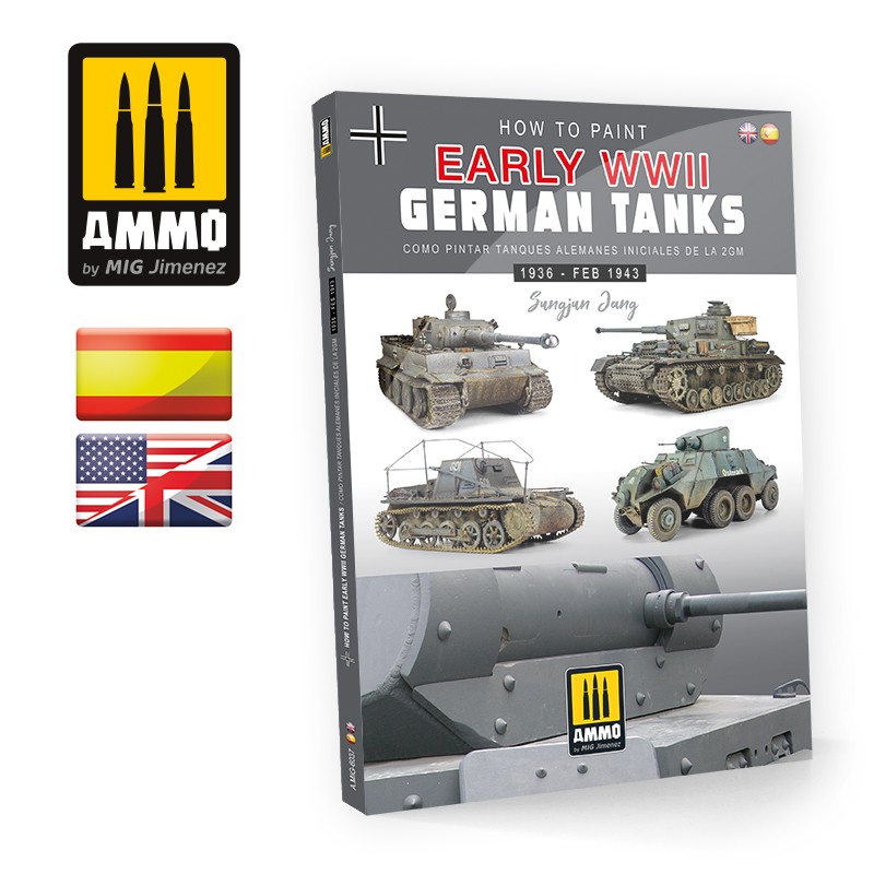 AMMO書籍[AMIG6037]第二次世界大戦初期のドイツ戦車 の塗装法 - M.S