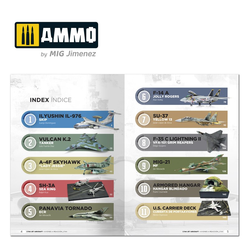AMMO書籍[AMIG6147]1/144スケール ジェット飛行機 Models Web Shop
