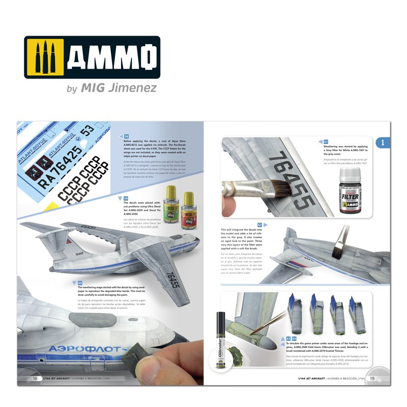 AMMO書籍[AMIG6147]1/144スケール ジェット飛行機 Models Web Shop