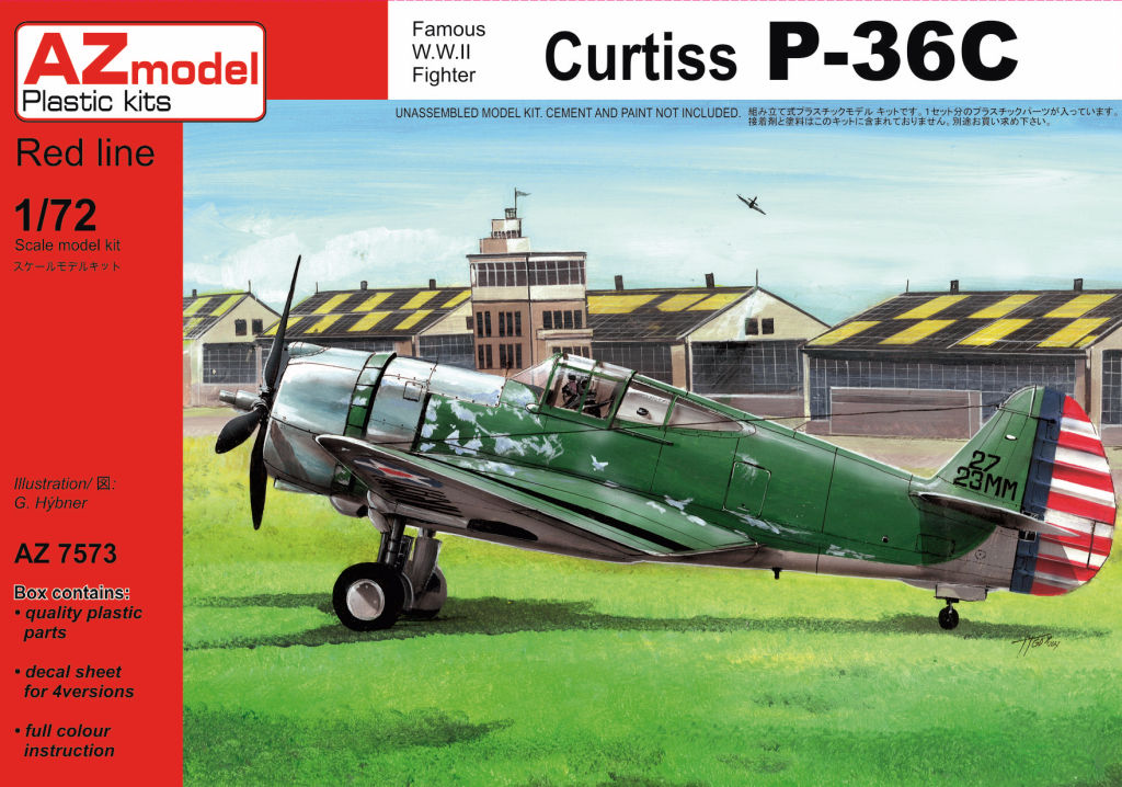 AZモデル[AZM7573]1/72カーチス　P-36C