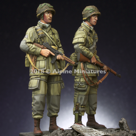 Alpine Miniatures[AM35252]1/35 WWII米 第101空挺師団 兵士(2体セット)