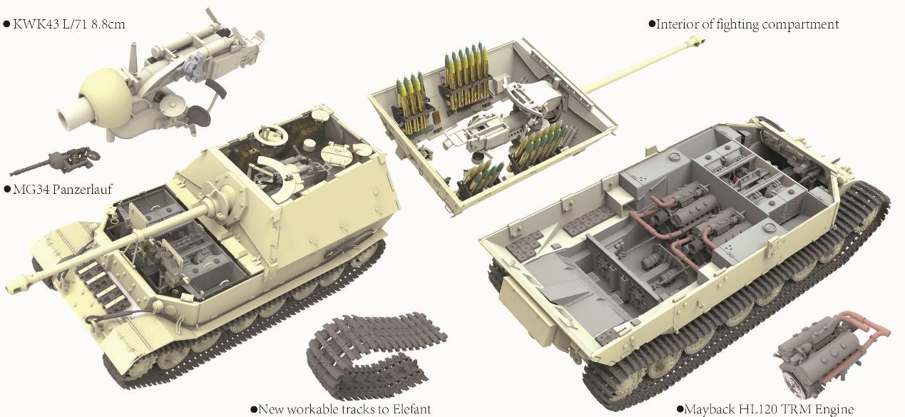 1 72スケール ドイツ軍 エレファン 重駆逐戦車 1944 ティーガー P フィギア 高評価の贈り物