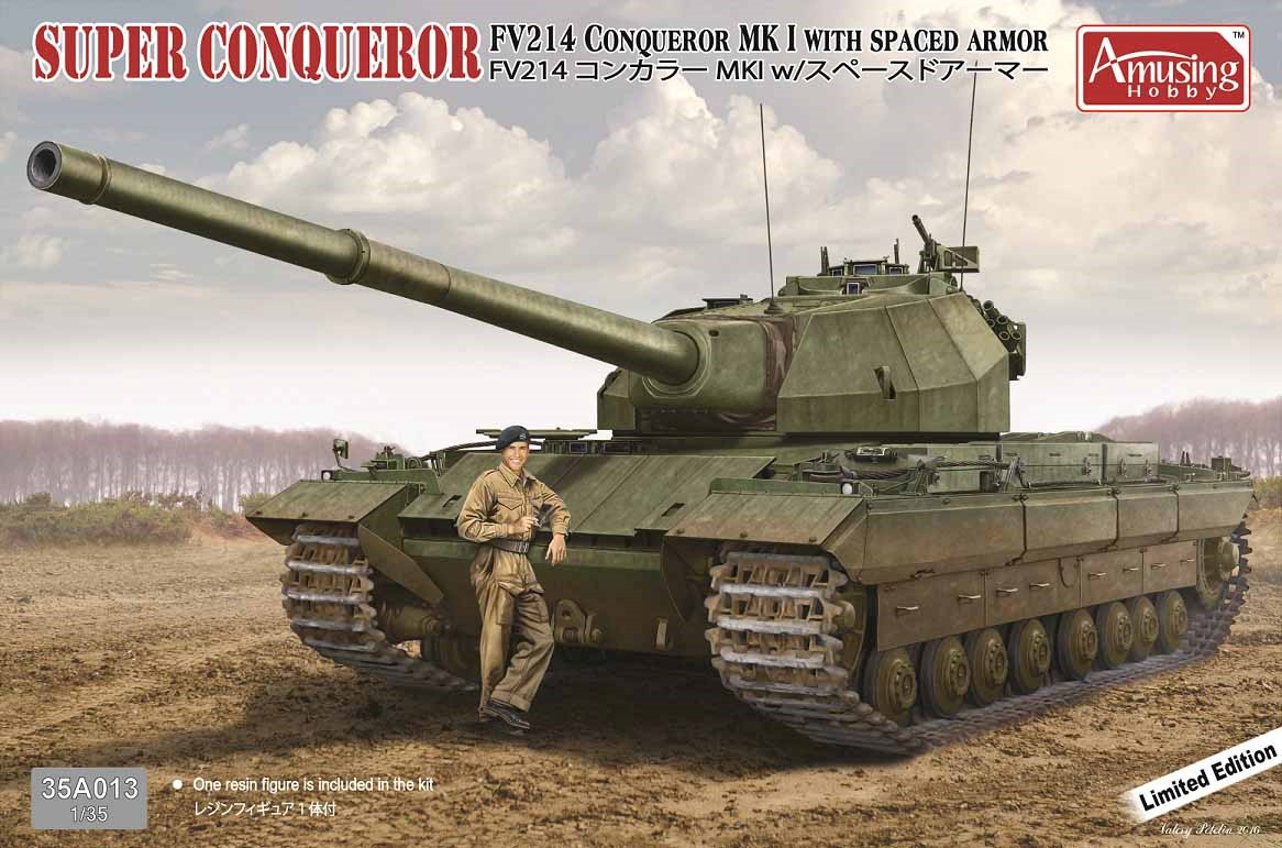 アミュージングホビー Amh35a013 1 35 イギリス重戦車 Fv214 コンカラー Mki W スペースドアーマー M S Models Web Shop