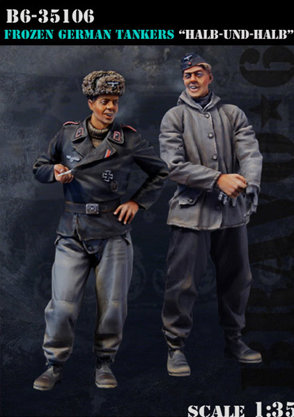 Bravo6[B6-35106]1/35 防寒服のドイツ戦車兵(2体セット) - M.S Models