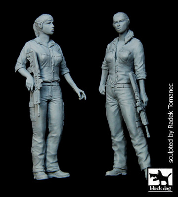 Black Dog F 1 35イスラエル 女性兵士 2体セット M S Models Web Shop