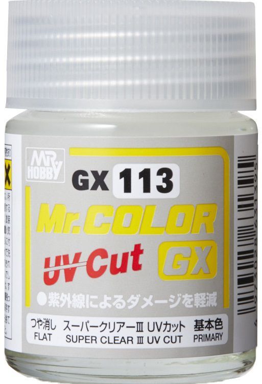GSIクレオス[GX113]Mr.カラーGX スーパークリアーIII UVカット つや消し Models Web Shop
